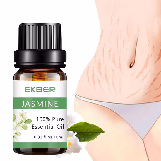 Wholesale 100% Pure Hair Face Body Massage Stretch Marks Remove Aromatherapy Dispenser Jasmine Essential Oil Fragrance