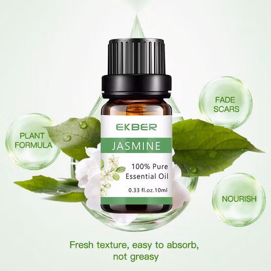 Wholesale 100% Pure Hair Face Body Massage Stretch Marks Remove Aromatherapy Dispenser Jasmine Essential Oil Fragrance
