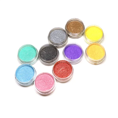 12 colori naturale polvere sfusa pigmento perlescente colorato per resina epossidica lucidalabbra produzione di sapone slime nail art mica pigmento di perle